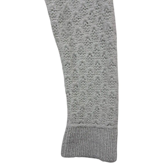 Wooden Ships Sweater Womens Small/Medium Gray Mohair Wool V Neck Classic Cozy - Picture 4 of 12